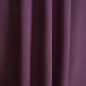 Purple - Prewashed Cotton Plain Fabric with Mangalgiri Border 25