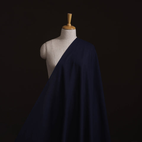 Blue - Prewashed Cotton Plain Fabric 26