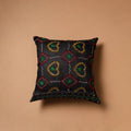 Floral Hand Embroidered Cushion Cover (16 x 16 in) 14