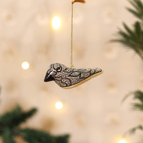 Kashmiri Handpainted Paper Mache Bird Hanging for Home Decor 29