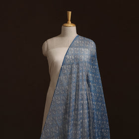 Bagru Dabu Hand Block Print Natural Dyed Kota Doria Cotton Fabric 16