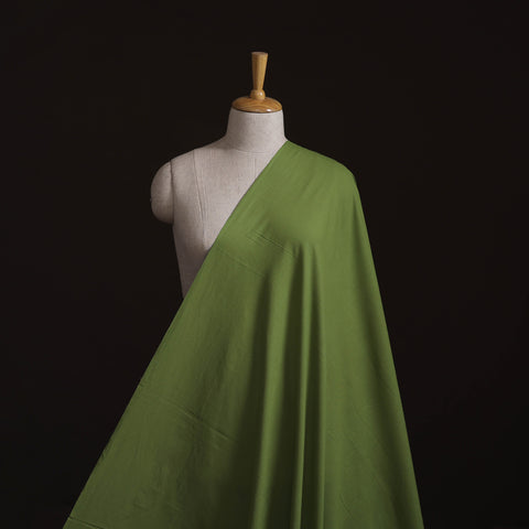 Green - Prewashed Cotton Plain Fabric 32