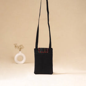 Srikalahasti Handpainted Kalamkari Sling Bag by Dwarka Plus 01