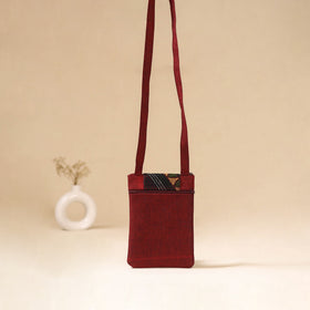 Srikalahasti Handpainted Kalamkari Sling Bag by Dwarka Plus 02