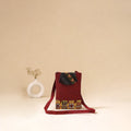 Srikalahasti Handpainted Kalamkari Sling Bag by Dwarka Plus 02