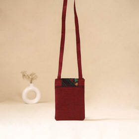 Srikalahasti Handpainted Kalamkari Sling Bag by Dwarka Plus 04