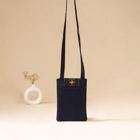 Srikalahasti Handpainted Kalamkari Sling Bag by Dwarka Plus 05