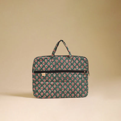 Handcrafted Quilted Laptop Bag (12 x 16 in) 100