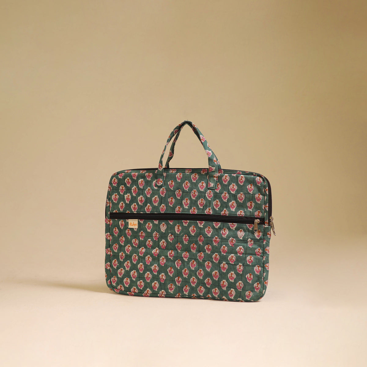Handcrafted Quilted Laptop Bag (12 x 16 in) 100