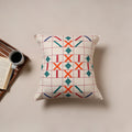 Urmul Kashida Stitch Handwoven Cushion Cover (16 x 16 in) 01