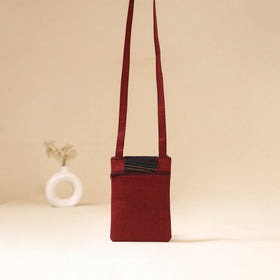 Srikalahasti Handpainted Kalamkari Sling Bag by Dwarka Plus 07