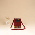 Srikalahasti Handpainted Kalamkari Sling Bag by Dwarka Plus 07