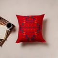Urmul Kashida Stitch Handwoven Cushion Cover (16 x 16 in) 02