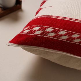 Urmul Kashida Stitch Handwoven Cushion Cover (16 x 16 in) 04