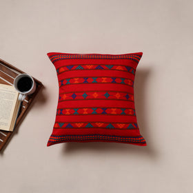 Urmul Kashida Stitch Handwoven Cushion Cover (16 x 16 in) 07
