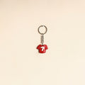 Red - Quirklets Handpainted Clay T-shirt Keychain 15