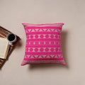 Urmul Kashida Stitch Handwoven Cushion Cover (16 x 16 in) 08
