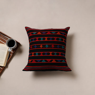 Urmul Kashida Stitch Handwoven Cushion Cover (16 x 16 in) 10