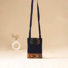 Srikalahasti Handpainted Kalamkari Sling Bag by Dwarka Plus 16
