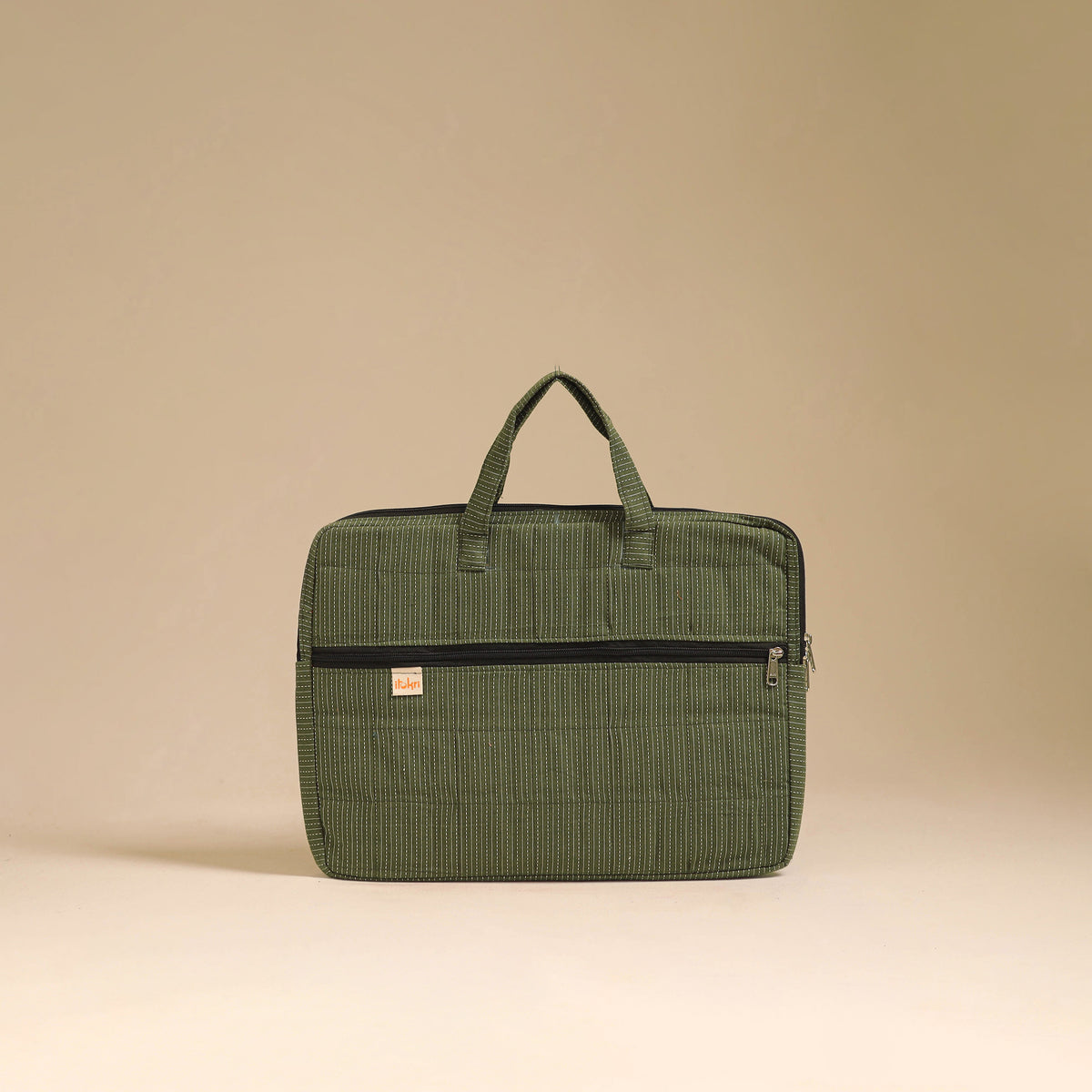 Handcrafted Quilted Laptop Bag (12 x 16 in) 112
