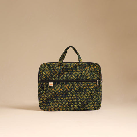 Handcrafted Quilted Laptop Bag (12 x 16 in) 113