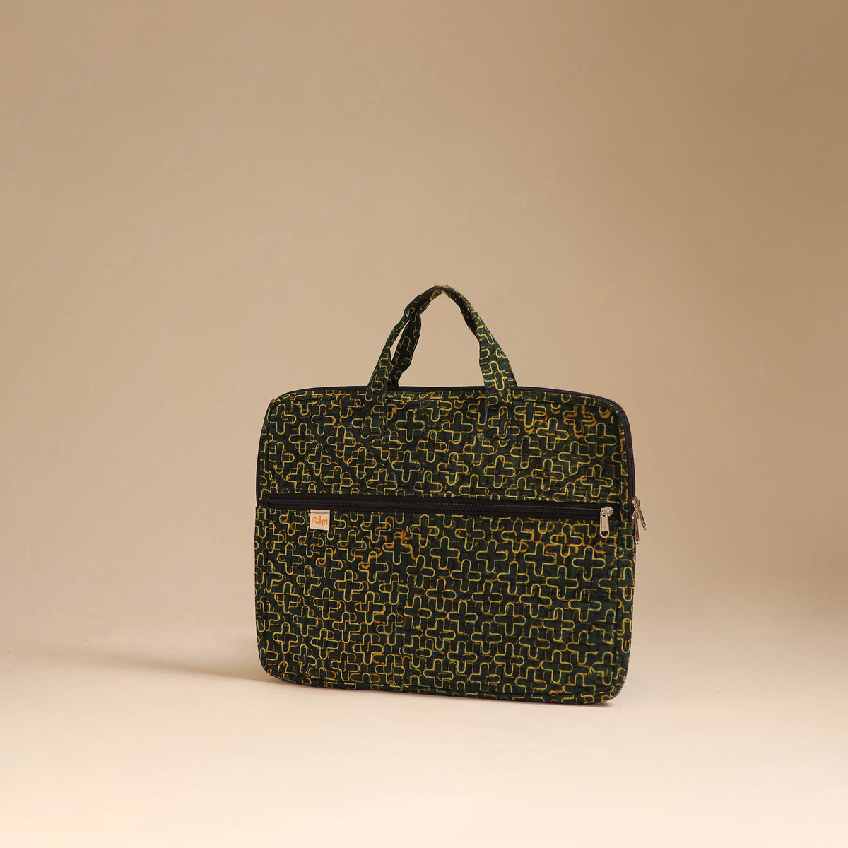 Handcrafted Quilted Laptop Bag (12 x 16 in) 113