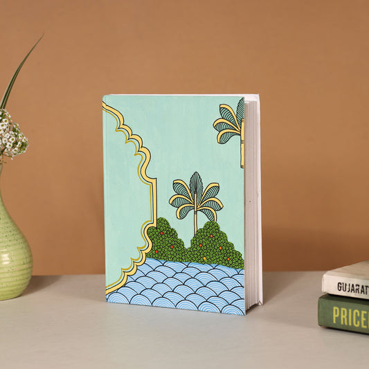 Jarokha Handpainted Handmade Paper Notebook (7 x 5 in)