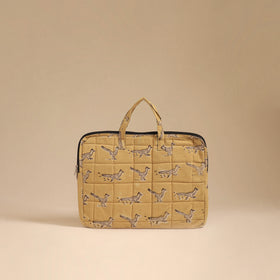 Handcrafted Quilted Laptop Bag (12 x 16 in) 117