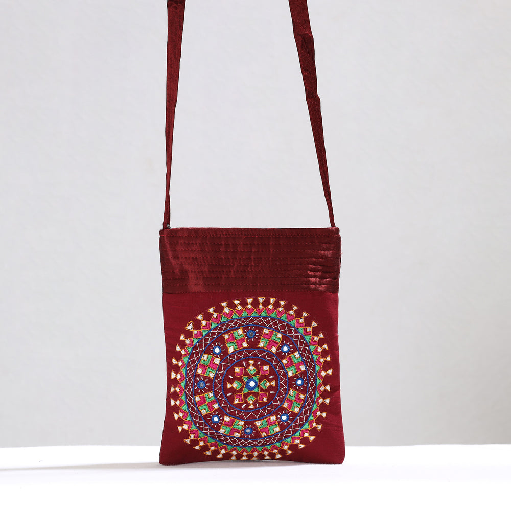 Embroidery Sling Bag