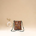 Srikalahasti Handpainted Kalamkari Sling Bag by Dwarka Plus 26