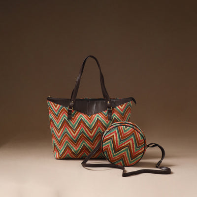 Multicolor - Handcrafted Shoulder Bag (Set of 2) 07