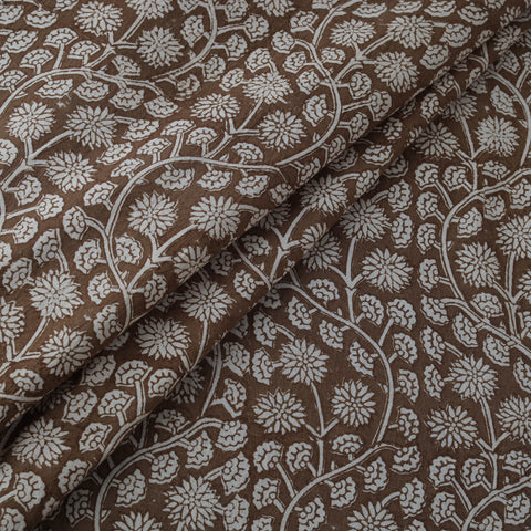 Bagh Hand Block Print Natural Dyed Cotton Fabric 04