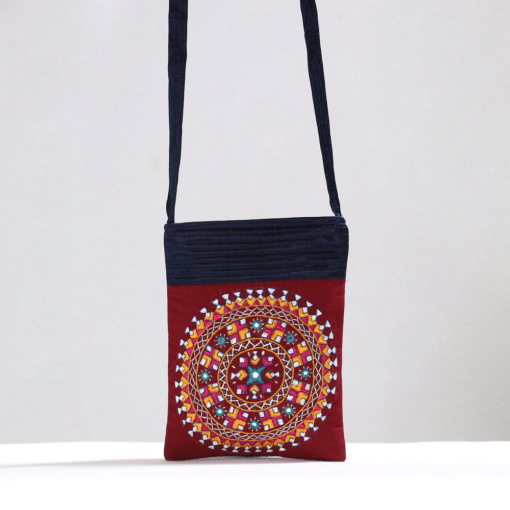 Embroidery Sling Bag