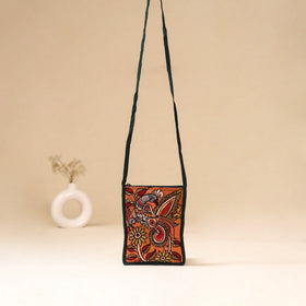 Srikalahasti Handpainted Kalamkari Sling Bag by Dwarka Plus 29
