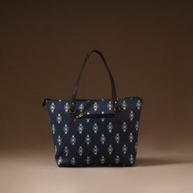 Blue - Handcrafted Running Sticth Shoulder Bag (Set of 2) 08