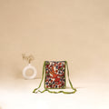 Srikalahasti Handpainted Kalamkari Sling Bag by Dwarka Plus 31