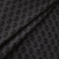 Grey - Bagh Hand Block Print Natural Dyed Cotton Fabric 08