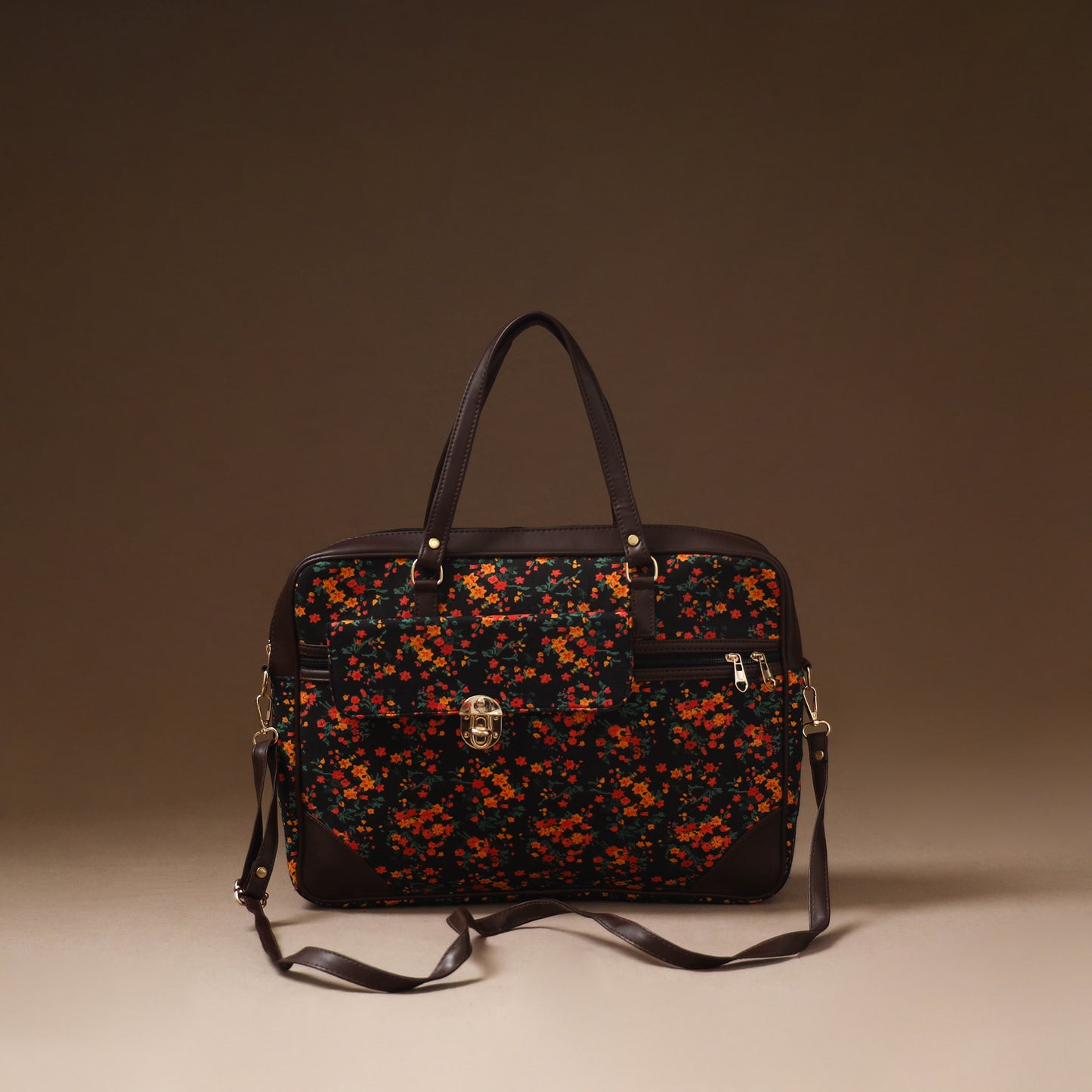 Multicolor - Handcrafted Printed Laptop Bag 13