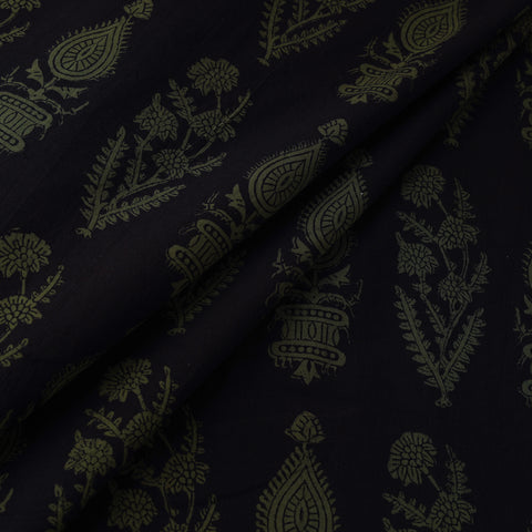 Bagh Hand Block Print Natural Dyed Cotton Fabric 11