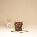 Srikalahasti Handpainted Kalamkari Sling Bag by Dwarka Plus 39