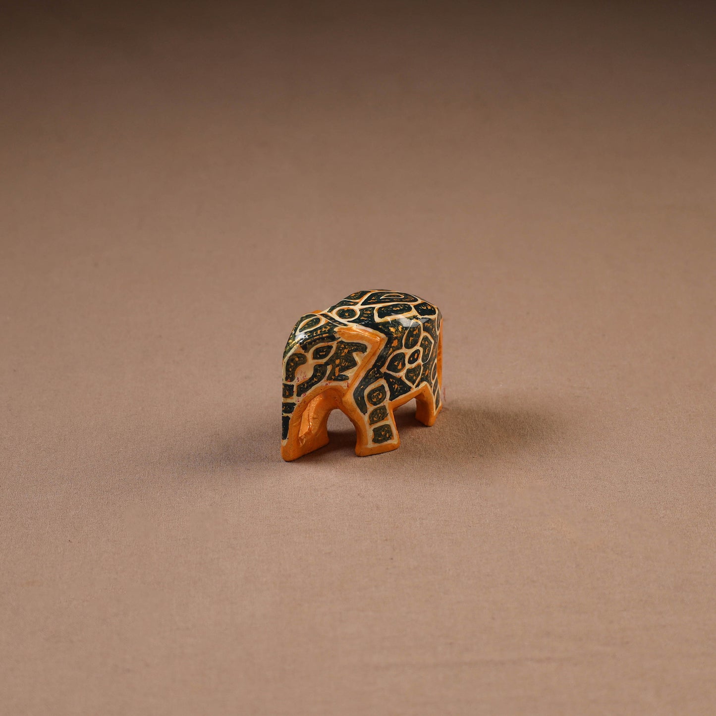 Kashmiri Handpainted Paper Mache Elephant Sculpture for Home Decor 24