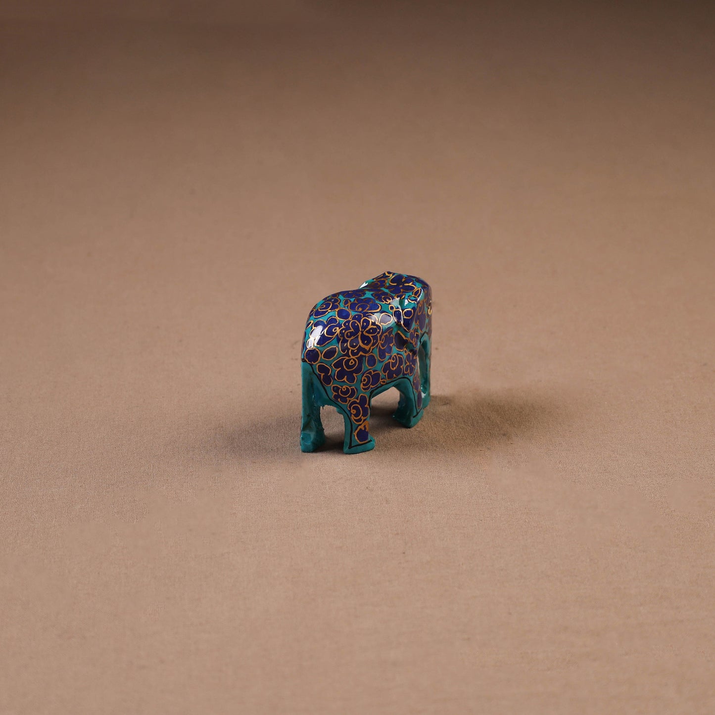 Kashmiri Handpainted Paper Mache Elephant Sculpture for Home Decor 25