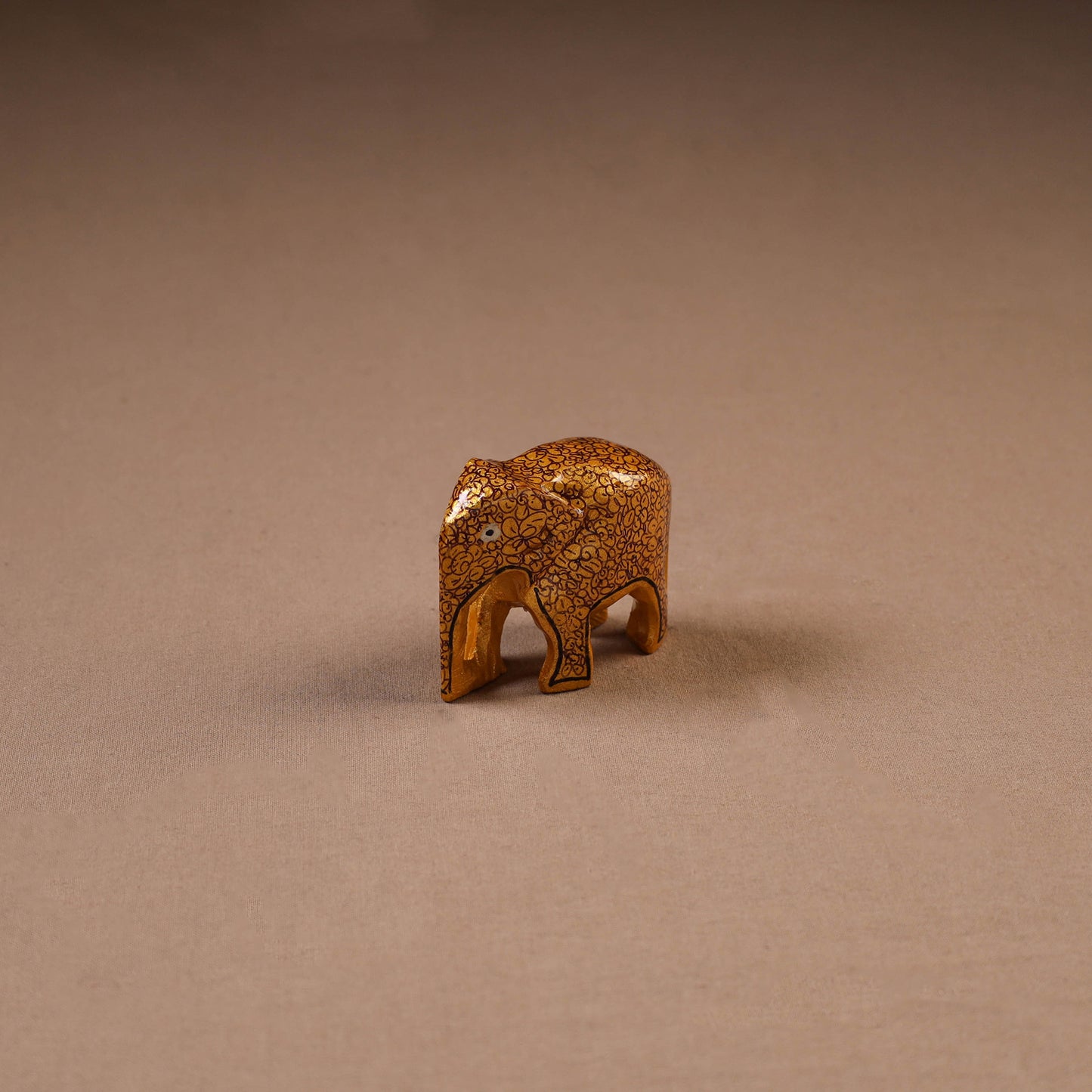 Kashmiri Handpainted Paper Mache Elephant Sculpture for Home Decor 26