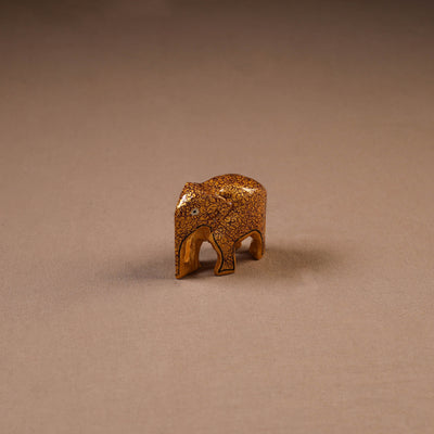 Kashmiri Handpainted Paper Mache Elephant Sculpture for Home Decor 26
