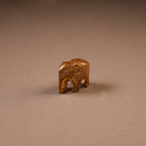 Kashmiri Handpainted Paper Mache Elephant Sculpture for Home Decor 26