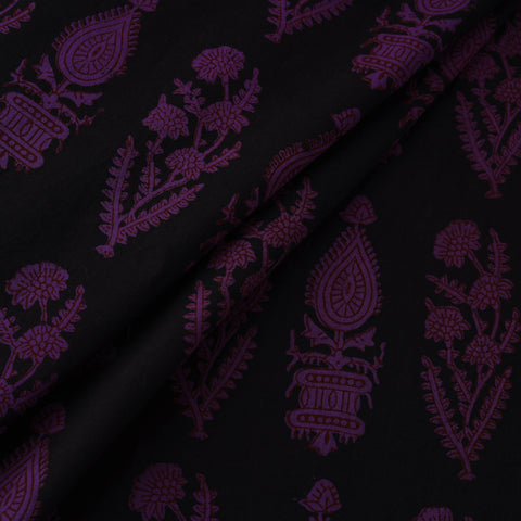 Bagh Hand Block Print Natural Dyed Cotton Fabric 17