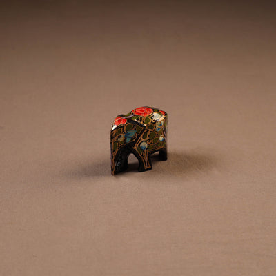 Kashmiri Handpainted Paper Mache Elephant Sculpture for Home Decor 28