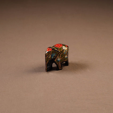 Kashmiri Handpainted Paper Mache Elephant Sculpture for Home Decor 28