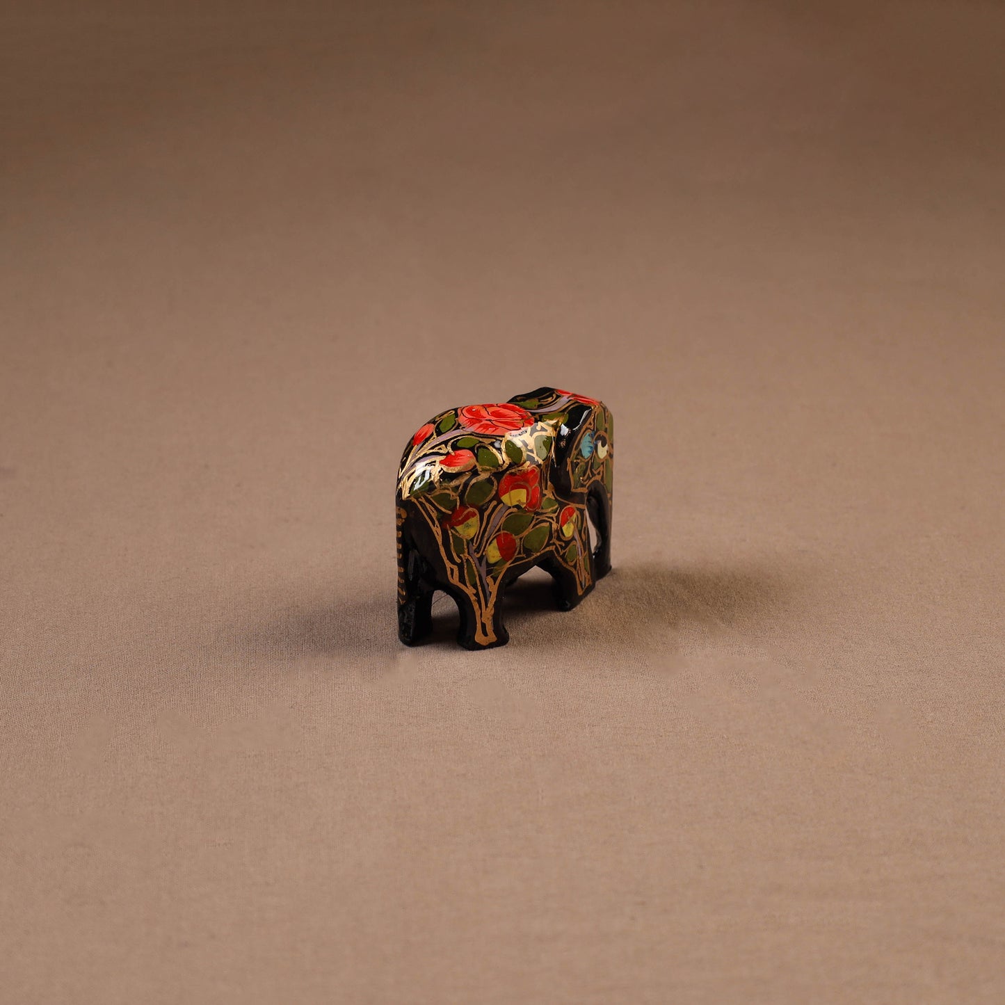 Kashmiri Handpainted Paper Mache Elephant Sculpture for Home Decor 28
