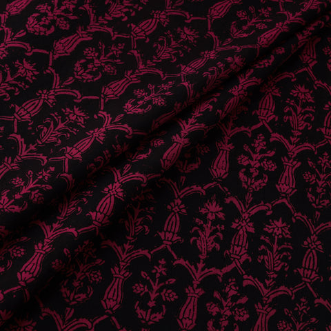 Bagh Hand Block Print Natural Dyed Cotton Fabric 18